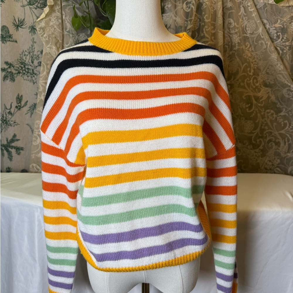 Colorful Striped Women's Sweater